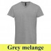 Sol's Imperial V Men - V-nyakú póló SO02940 grey melange